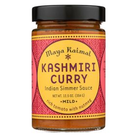 Maya Kaimal Indian Simmer Sauce Kashmiri Curry - Case Of 6 - 12.5 Oz.
