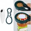 Electric can opener set, can opener, one-click start, suitable for people with small strength, outdoor camping gadgets, small household appliances