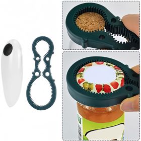 Electric can opener set, can opener, one-click start, suitable for people with small strength, outdoor camping gadgets, small household appliances