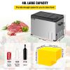 VEVOR 12 Volt Refrigerator, Portable Refrigerator (-4°F~68°F) With APP Control Car Compressor Fridge Cooler 12V/24V DC and 110-220V AC For Camping