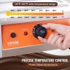 VEVOR Chocolate Tempering Machine, 17.6 Lbs 2 Tanks Chocolate Melting Pot TEMP Control 86~185°F