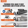 VEVOR Stainless Steel Work Table, 30 x 36 x 26 Inch Commercial Food Prep Worktable, 3-Sided Backsplash Heavy Duty Prep Worktable