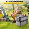 VEVOR 12 Volt Refrigerator 45L(48qt) Fast Cooling Portable Freezer with App Control(-4°F~68°F) Car Fridge with 12/24v DC & 110-240v AC for Travel