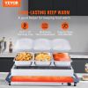 VEVOR Electric Buffet Server & Food Warmer, 25.6" x 15" Portable Stainless Steel Chafing Dish Set with Temp Control & Oven-Safe Pan