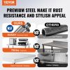VEVOR Stainless Steel Prep Table, 24 x 36 x 34 Inch, Heavy Duty Metal Worktable with 3 Adjustable Height Levels