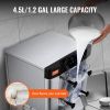 VEVOR Commercial Ice Cream Machine, 12 L/H Yield, 1713W Single Flavor Countertop Hard Serve Ice Cream Maker, 4.5L Stainless Steel Cylinder