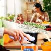 One-click automatic electric can opener + Manual Cork opener set, electric can opener for arthritis and the elderly - easy to use, smooth edges